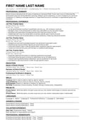 ATS-Friendly Professional Resume Template – Clean CV Design