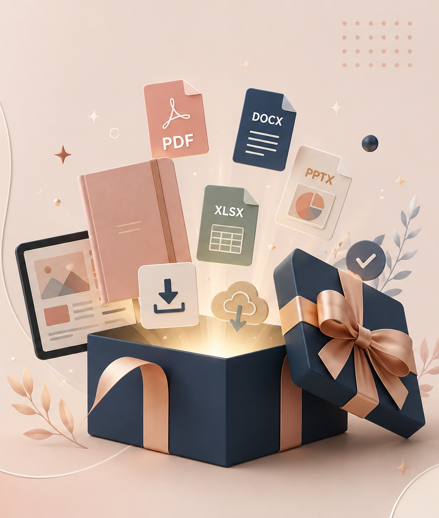 Try a free page before choosing your product