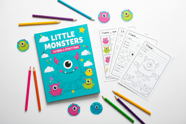 Cute Monsters | Coloring and Activity Book for Kids